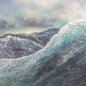 Rolling Waves No. 2 | Acrylic on canvas 24" X 30" 2023 (SOLD)