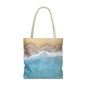 Lace On The Shore | Canvas Tote